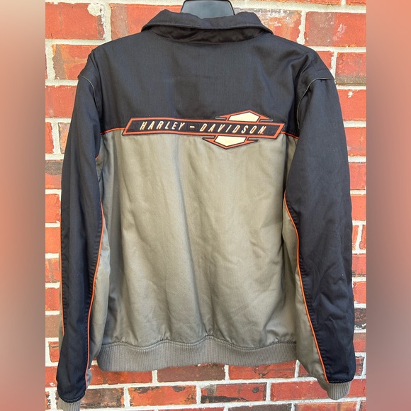 2011 Harley Davidson Full Zip Reversible Jacket w/ Removable Sleeves/Vest 2XL - Picture 2 of 15